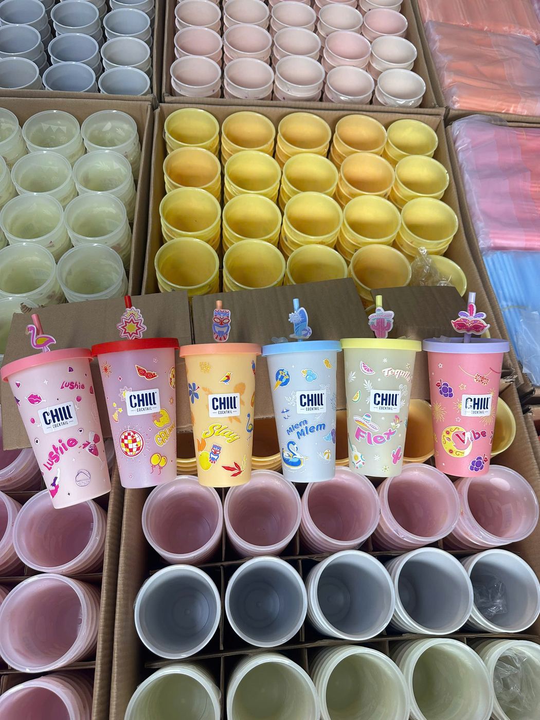 Ly đổi màu Meilia — hình thực tế