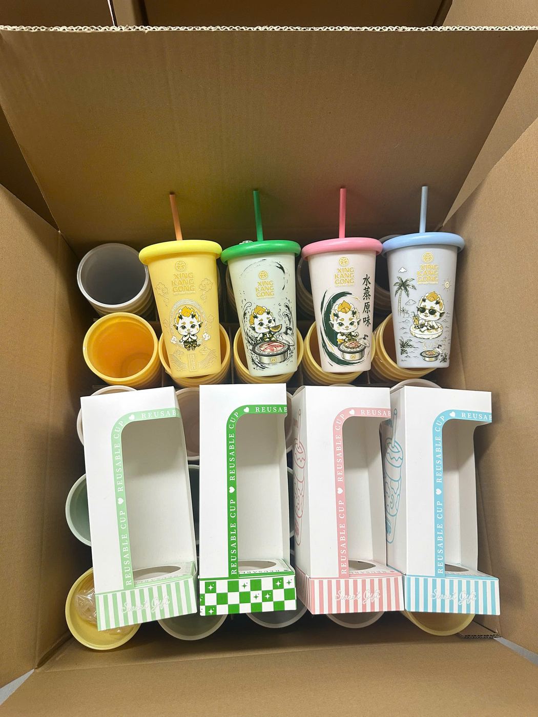 Ly đổi màu Meilia — hình thực tế