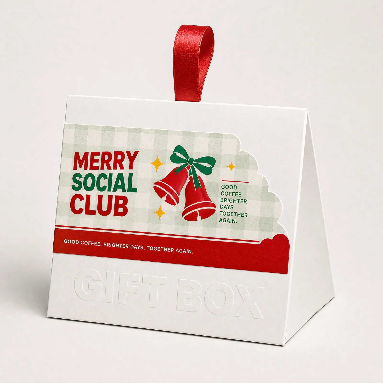 BST Hộp quà tam giác Giáng Sinh — Merry Social Club