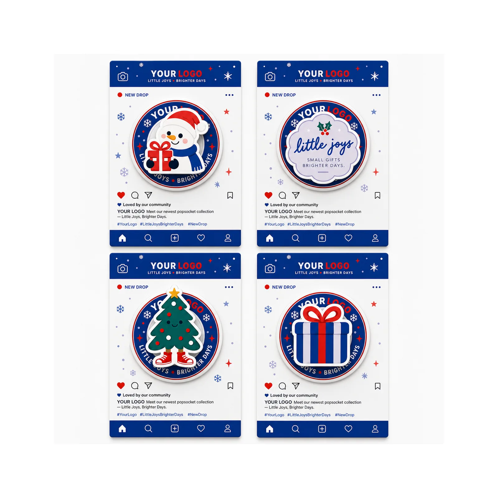BST Popsocket Giáng Sinh — Little Joys