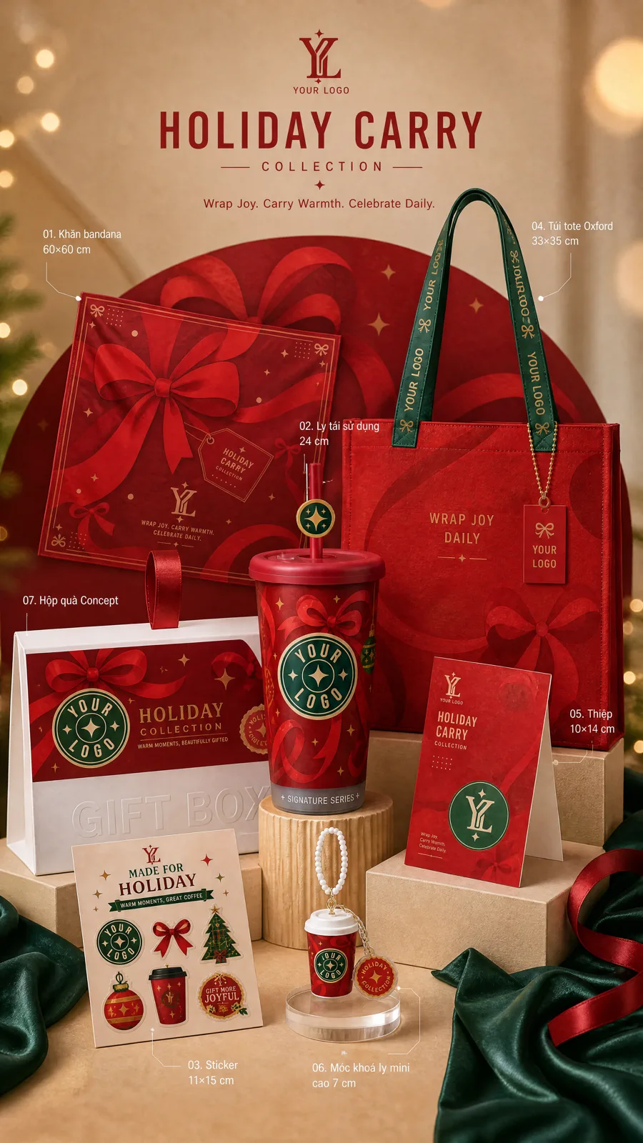 BST Set quà trọn bộ Giáng Sinh 7