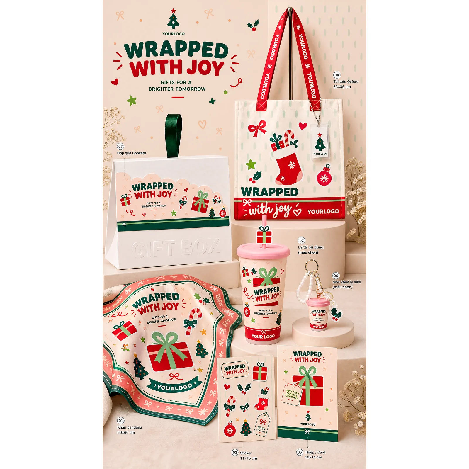 BST Set quà trọn bộ Giáng Sinh — Wrapped With Joy